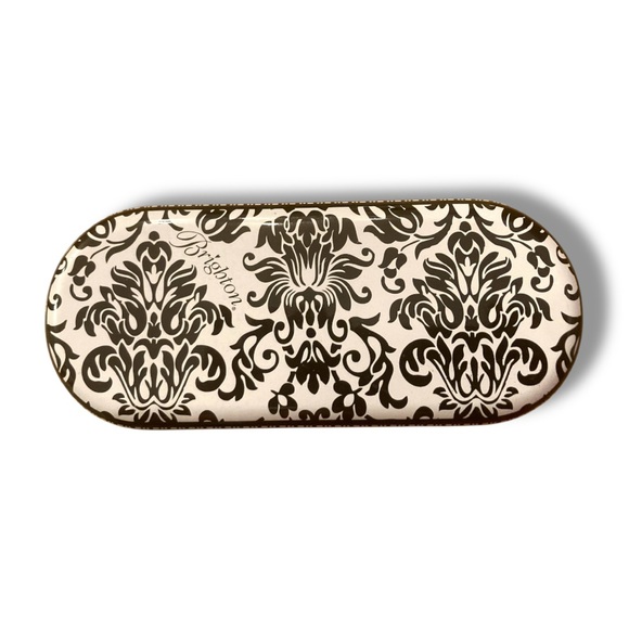Brighton Metal Sunglasses Case - Black & White - EUC - Picture 8 of 13